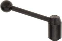 J.W. Winco - M20 x 2.5, 28mm Hub Diam, Steel Tapped Insert Adjustable Clamping Handle - Exact Tool & Supply