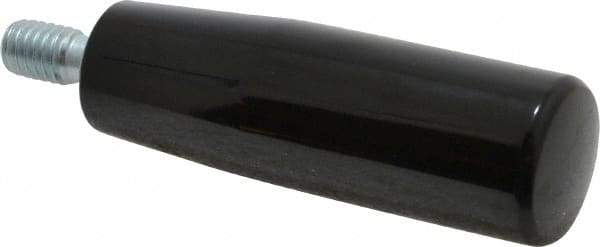 Value Collection - 3/8-16 Threaded Stem, Revolving Handwheel & Machine Handle - Phenolic Cylindrical Handle, 0.63" Long Steel Stem, 3.15" Handle Length, 3.88" OAL - Exact Tool & Supply