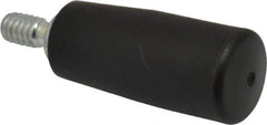 Value Collection - 1/4-20 Threaded Stem, Revolving Handwheel & Machine Handle - Technopolymer Cylindrical Handle, 0.47" Long Steel Stem, 1.57" Handle Length, 2.14" OAL - Exact Tool & Supply