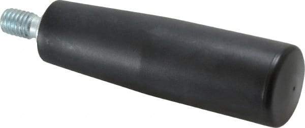 Value Collection - 3/8-16 Threaded Stem, Revolving Handwheel & Machine Handle - Technopolymer Cylindrical Handle, 0.63" Long Steel Stem, 3.54" Handle Length, 4.27" OAL - Exact Tool & Supply