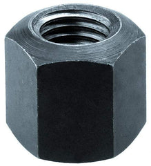 Gibraltar - M16, Steel, Black Phosphate Coated, Right Hand Spherical Fixture Nut - 24mm Wide Across Flats, 24mm High, 22mm Radius - Exact Tool & Supply