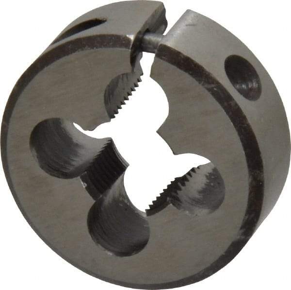 Interstate - 1/8-27 NPT Thread, Round Pipe Die - 1" Outside Diam, High Speed Steel - Exact Tool & Supply