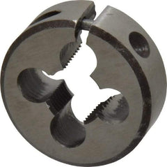 Interstate - 1/8-27 NPT Thread, Round Pipe Die - 1" Outside Diam, High Speed Steel - Exact Tool & Supply