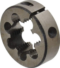 Interstate - 1/2-14 NPT Thread, Round Pipe Die - 1-1/2" Outside Diam, High Speed Steel - Exact Tool & Supply