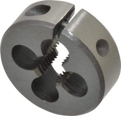 Interstate - 1/16-27 NPS Thread, Round Pipe Die - 1" Outside Diam, High Speed Steel - Exact Tool & Supply