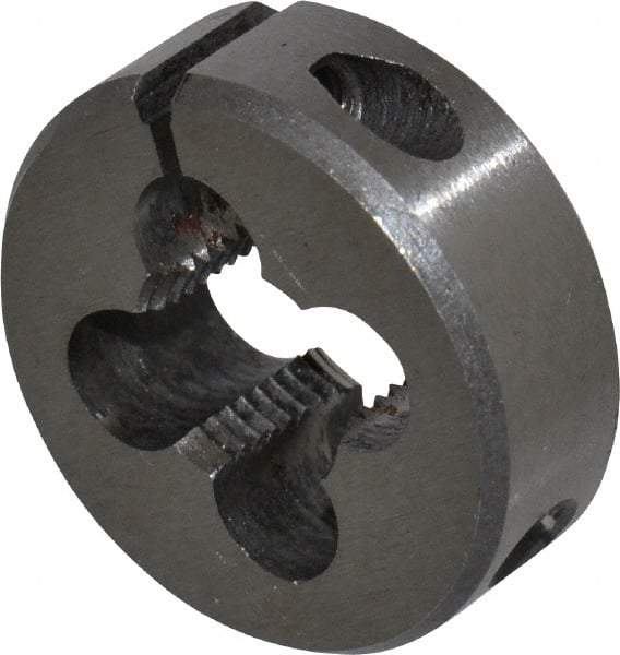 Interstate - 1/8-27 NPS Thread, Round Pipe Die - 1" Outside Diam, High Speed Steel - Exact Tool & Supply