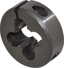 Interstate - 1/8-27 NPS Thread, Round Pipe Die - 1" Outside Diam, High Speed Steel - Exact Tool & Supply