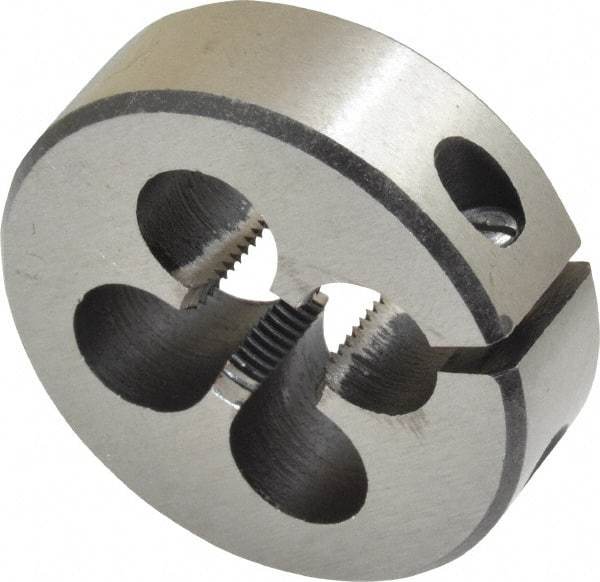 Interstate - 1/8-27 NPS Thread, Round Pipe Die - 1-1/2" Outside Diam, High Speed Steel - Exact Tool & Supply