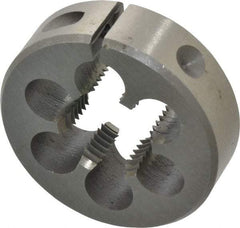 Interstate - 1/2-14 NPS Thread, Round Pipe Die - 2" Outside Diam, High Speed Steel - Exact Tool & Supply