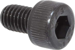 Value Collection - M5x0.80 Metric Coarse Hex Socket Drive, Socket Cap Screw - Grade 12.9 Alloy Steel, Black Oxide Finish, Fully Threaded, 8mm Length Under Head - Exact Tool & Supply