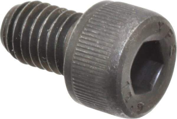 Value Collection - M8x1.25 Metric Coarse Hex Socket Drive, Socket Cap Screw - Grade 12.9 Alloy Steel, Black Oxide Finish, Fully Threaded, 12mm Length Under Head - Exact Tool & Supply