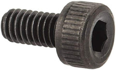 Value Collection - M2.5x0.45 Metric Coarse Hex Socket Drive, Socket Cap Screw - Grade 12.9 Alloy Steel, Black Oxide Finish, Fully Threaded, 5mm Length Under Head - Exact Tool & Supply