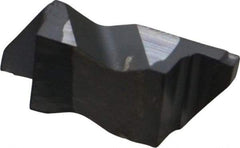 Kennametal - 3062NGD K Grade KC5025, 1.58mm Cutting Width Carbide Grooving Insert - 3.18mm Max Depth of Cut, Right Hand, 0.19mm Corner Radius, TiAlN Finish - Exact Tool & Supply