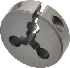 Interstate - #0-80 UNF Thread, 13/16" Outside Diam High Speed Steel Round Die - Left Hand Thread, Adjustable - Exact Tool & Supply