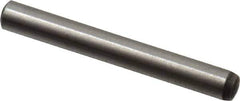 Value Collection - 3mm Diam x 25mm Pin Length Alloy Steel Standard Dowel Pin - C 58-62 Hardness, 3,340 Lb Breaking Strength, 1 Rounded End - Exact Tool & Supply