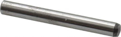 Value Collection - 6mm Diam x 50mm Pin Length Alloy Steel Standard Dowel Pin - C 58-62 Hardness, 13,300 Lb Breaking Strength, 1 Rounded End - Exact Tool & Supply