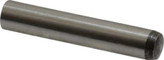 Value Collection - 8mm Diam x 45mm Pin Length Alloy Steel Standard Dowel Pin - C 58-62 Hardness, 23,700 Lb Breaking Strength, 1 Rounded End - Exact Tool & Supply