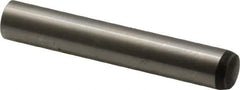 Value Collection - 8mm Diam x 50mm Pin Length Alloy Steel Standard Dowel Pin - C 58-62 Hardness, 23,700 Lb Breaking Strength, 1 Rounded End - Exact Tool & Supply