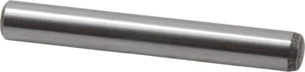 Value Collection - 8mm Diam x 60mm Pin Length Alloy Steel Standard Dowel Pin - C 58-62 Hardness, 23,700 Lb Breaking Strength, 1 Rounded End - Exact Tool & Supply