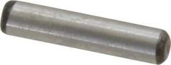 Value Collection - 3/32" Diam x 7/16" Pin Length Alloy Steel Standard Dowel Pin - C 50-58 Hardness, 1,800 Lb Breaking Strength, 1 Beveled & 1 Rounded End - Exact Tool & Supply