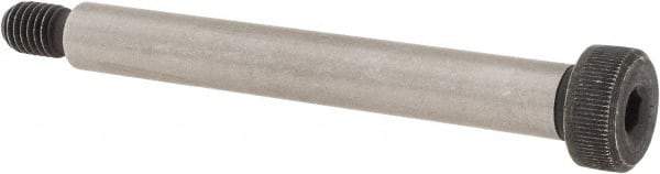Value Collection - 10mm Shoulder Diam x 80mm Shoulder Length, M8x1.25 Metric Coarse, Hex Socket Shoulder Screw - 12.9 Alloy Steel, Uncoated, 6.78 to 7mm Head Height x 15.73 to 16mm Head Diam - Exact Tool & Supply