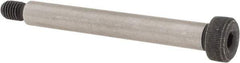 Value Collection - 10mm Shoulder Diam x 80mm Shoulder Length, M8x1.25 Metric Coarse, Hex Socket Shoulder Screw - 12.9 Alloy Steel, Uncoated, 6.78 to 7mm Head Height x 15.73 to 16mm Head Diam - Exact Tool & Supply