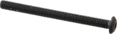 Value Collection - #10-32 UNF Hex Socket Drive, Button Screw - Alloy Steel, Black Oxide Finish, Fully Threaded, 2-1/4" Length Under Head - Exact Tool & Supply