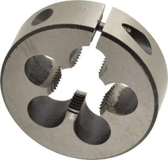 Interstate - 3/4-16 UNF Thread, 2" Outside Diam High Speed Steel Round Die - Left Hand Thread, Adjustable - Exact Tool & Supply