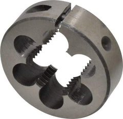 Interstate - 1-12 UNF Thread, 2" Outside Diam High Speed Steel Round Die - Left Hand Thread, Adjustable - Exact Tool & Supply