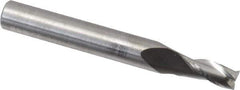 RobbJack - 3/16", 3/8" LOC, 1/4" Shank Diam, 2" OAL, 3 Flute, Solid Carbide Square End Mill - Single End, Uncoated, Spiral Flute, 30° Helix, Centercutting, Right Hand Cut, Right Hand Flute, Series C8-301 - Exact Tool & Supply