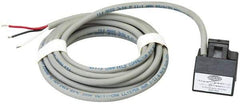 De-Sta-Co - Normally Open, Reed, MOV & LED Sensor, 4 Max Amps, 24 to 240 Volts, Power Clamp Switch - 1 Volt Max Drop, AC Current, 1.3" Long x 0.67" Wide x 0.87" High, 9 Ft Long Wire - Exact Tool & Supply