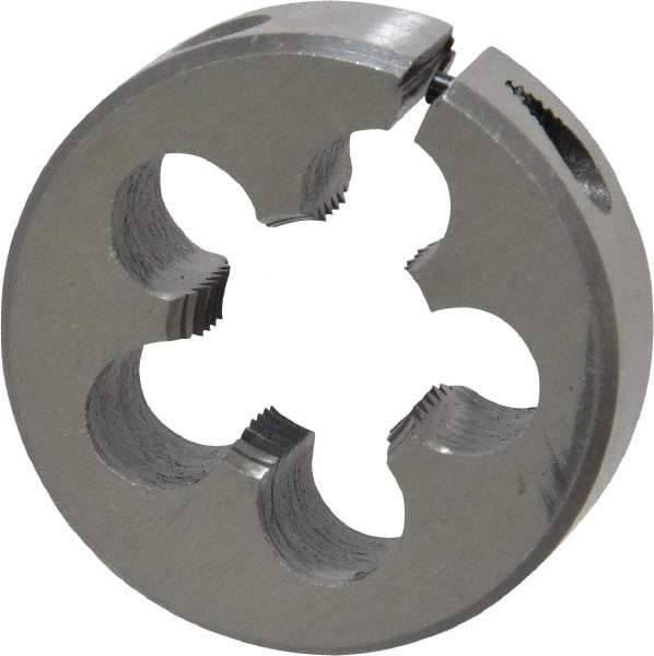 Interstate - M16x1.50 Metric Fine Thread, 1-1/2" Outside Diam High Speed Steel Round Die - Right Hand Thread, Adjustable - Exact Tool & Supply