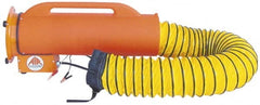 AIR Systems - Blower & Fan Kits; Type: Axial Blower Kit ; Type of Power: Electrical (DC) ; Inlet/Outlet Size (Inch): 8 ; Cubic Feet per Minute (CFM): 796.00 ; Explosion Proof: No ; Duct Material: Polyethylene - Exact Tool & Supply