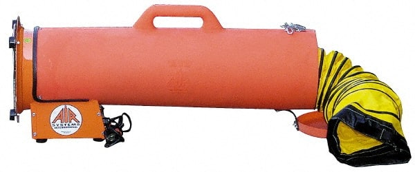 AIR Systems - Blower & Fan Kits; Type: Axial Blower Kit ; Type of Power: Electrical (AC) ; Inlet/Outlet Size (Inch): 8 ; Cubic Feet per Minute (CFM): 890.00 ; Explosion Proof: No ; Duct Material: Polyethylene - Exact Tool & Supply