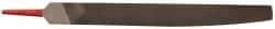 Simonds File - 10" Long, Smooth Cut, Knife American-Pattern File - Double Cut, Tang - Exact Tool & Supply