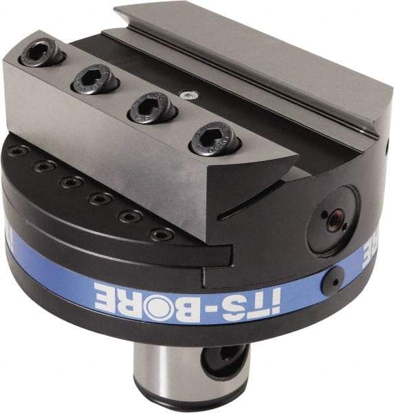 Iscar - 4.921" Body Diam, Manual Single Cutter Boring Head - 1.417" to 19.685" Bore Diam - Exact Tool & Supply