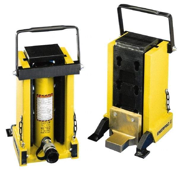 Enerpac - 20 Ton, 6.18" Stroke, 32 Cu In Oil Capacity, Portable Hydraulic Machine Lift Cylinder - 32 Cu In Oil Capacity - Exact Tool & Supply