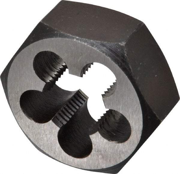 Interstate - 3/8-18 NPT Thread, Hex Pipe Die - Carbon Steel - Exact Tool & Supply