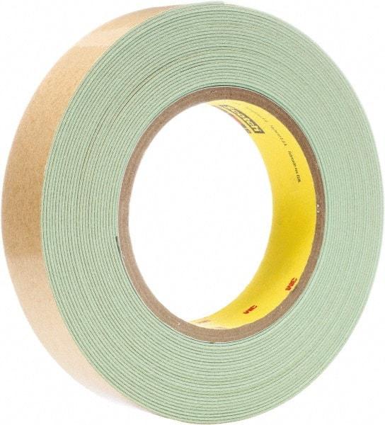 3M - 2" Wide x 10 Yd Long Green Rubber Masking Tape - Series 500 - Exact Tool & Supply