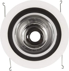 Cooper Lighting - 7-1/4 Inch Wide, Water Resistant, White Fixture Baffle Trim - Metal, UL/cUL Wet Location Listed - Exact Tool & Supply