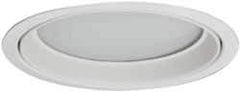 Cooper Lighting - 7-7/8 Inch Wide, Water Resistant, White Fixture Trim with Albalite Lens - Exact Tool & Supply