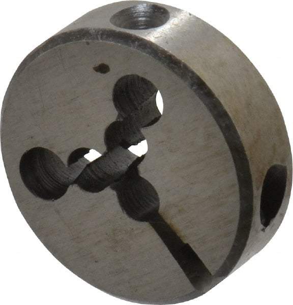 Interstate - #1-56 UNS Thread, 13/16" Outside Diam High Speed Steel Round Die - Right Hand Thread, Adjustable - Exact Tool & Supply