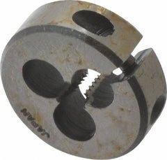 Interstate - #5-32 Thread, 13/16" Outside Diam High Speed Steel Round Die - Right Hand Thread, Adjustable - Exact Tool & Supply