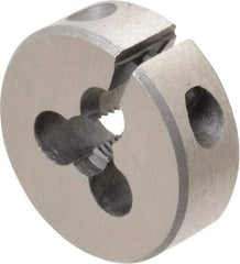 Interstate - #8-40 UNS Thread, 13/16" Outside Diam High Speed Steel Round Die - Right Hand Thread, Adjustable - Exact Tool & Supply