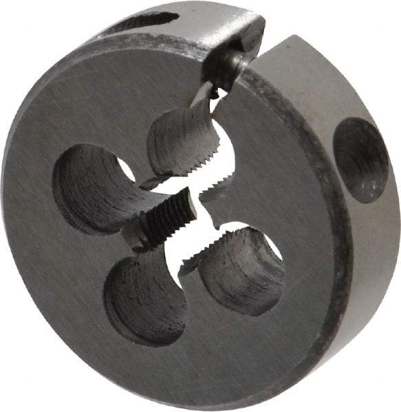 Interstate - #10-56 UNS Thread, 13/16" Outside Diam High Speed Steel Round Die - Right Hand Thread, Adjustable - Exact Tool & Supply