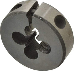 Interstate - #10-64 UNS Thread, 13/16" Outside Diam High Speed Steel Round Die - Right Hand Thread, Adjustable - Exact Tool & Supply