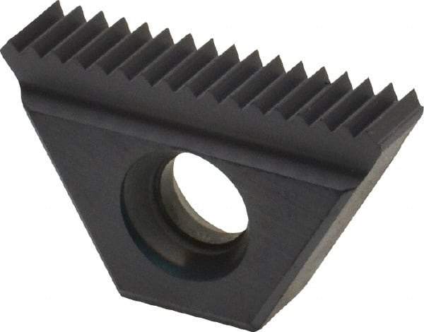 Kennametal - 1.5mm Pitch, Internal Thread, ISO Standard, STN KC635M Grade Thread Mill Insert - Carbide, TiAlN Coating - Exact Tool & Supply