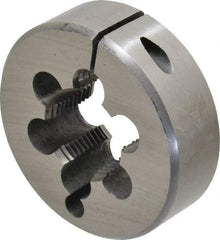 Interstate - 1-1/4 - 12 UNF Thread, 3" Outside Diam High Speed Steel Round Die - Right Hand Thread, Adjustable - Exact Tool & Supply