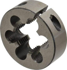 Interstate - M19x1.50 Metric Special Thread, 1-1/2" Outside Diam High Speed Steel Round Die - Right Hand Thread, Adjustable - Exact Tool & Supply