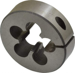 Interstate - 3/4-20 UNEF Thread, 2" Outside Diam High Speed Steel Round Die - Right Hand Thread, Adjustable - Exact Tool & Supply